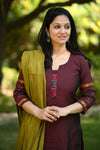 Tanvika Pochampalli Silk Suit Set