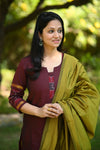 Tanvika Pochampalli Silk Suit Set