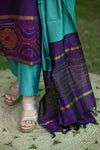 Anvika Pochampalli Silk Suit Set