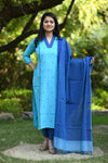 Neelambari South Cotton Set with Dupatta