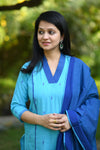 Neelambari South Cotton Set with Dupatta