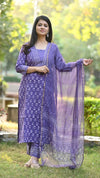 SrivaniBagru Hand Block Printed Suit Set