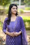 SrivaniBagru Hand Block Printed Suit Set