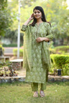 Nithila Bagru Hand Block Printed Suit Set