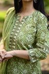 Nithila Bagru Hand Block Printed Suit Set