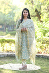 Karigari Hand block Suit set with Dupatta