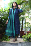 Sootra - Cotton Kurta Set with Woven Dupatta
