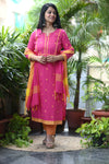 Sootra - Cotton Kurta Set with Woven Dupatta