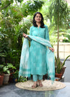 Mansi Blue South Handloom Suits Sets