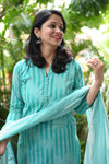 Mansi Blue South Handloom Suits Sets