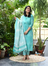 Mansi Blue South Handloom Suits Sets
