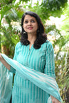 Mansi Blue South Handloom Suits Sets