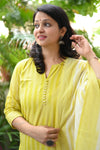 Mansi Yellow South Handloom Suits Sets