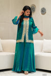 ✨Neeltara Royale Banarasi Tissue Silk Sharara Set