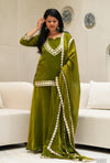 ✨Haritara Royale Banarasi Tissue Silk Sharara Set