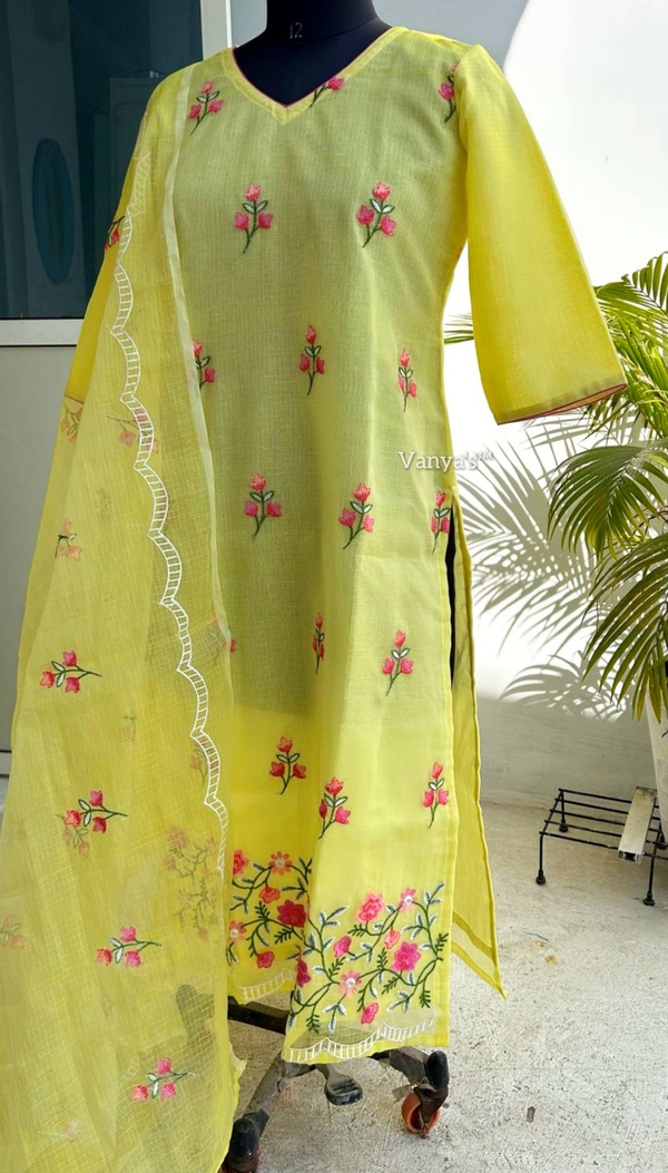 Harit Kota doria Cotton suit sets