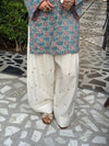 Meher Floral Kurta with Embroidered Farsi Pajama Set