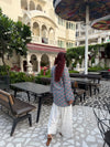 Meher Floral Kurta with Embroidered Farsi Pajama Set