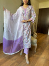 Akriti Ocean Breeze Suit-Purple