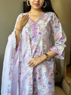 Akriti Ocean Breeze Suit-Purple