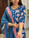 Nalini Blue Lily Kurta pant Set