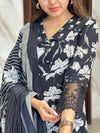 Vedika Midnight Blossom Kurta Suit Set