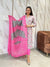 Mridvika Blush Grey Pink Kurta Suit Set