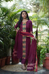 Narayanpeth Rajeshwari Lined Suit Set
