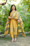 Kanak Rekha Premium SilkSuit Set-Mul mul lining