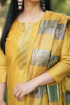 Kanak Rekha Premium SilkSuit Set-Mul mul lining