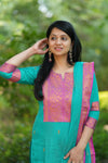Kanchi Glow –Gulnaar Woven Elegance Set
