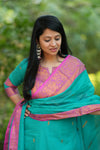 Kanchi Glow –Gulnaar Woven Elegance Set