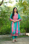 Kanchi Glow –Gulnaar Woven Elegance Set
