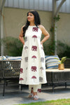 Yazhini Cotton Flex Handloom Elephant Motif Suit Set