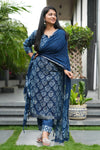 ✨ Tavisha Linen Hand BlockPrinted Suit Set with lining