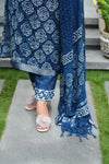 ✨ Tavisha Linen Hand BlockPrinted Suit Set with lining