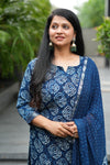 ✨ Tavisha Linen Hand BlockPrinted Suit Set with lining