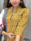 Mehalya Applique Ajrak Cotton Suit Set