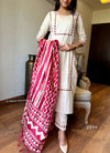 Cream Rose Khadi Cotton
