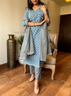 🔷 Azure Charm Cotton Suit Set