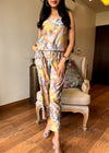 Sunset Bloom 3-Piece Co-ord Set