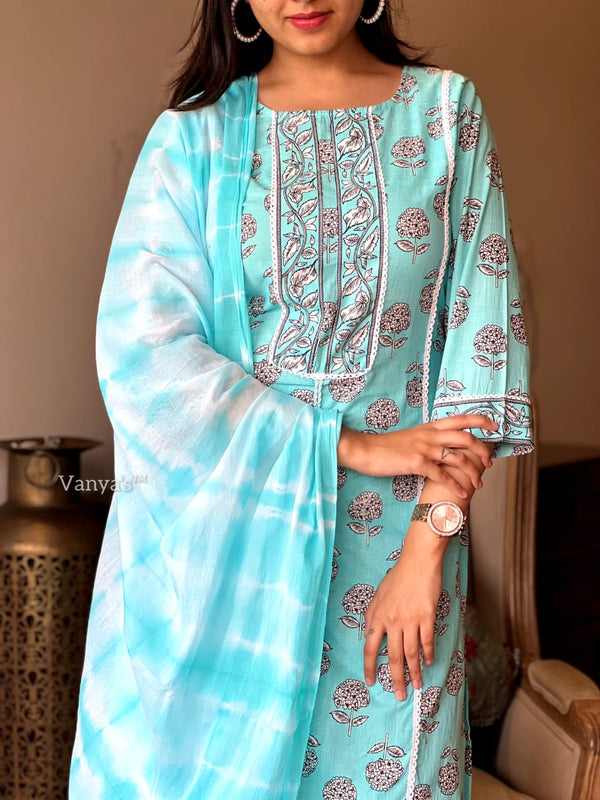 🌊 Aqua Bloom Elegance Set