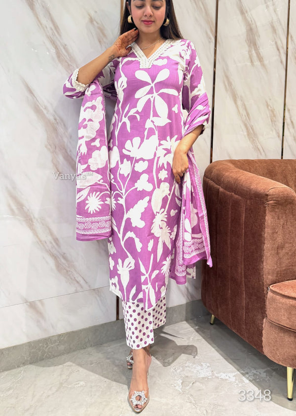🌸 : Blossom Bloom Cotton Suit Set