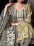 Sunburst Elegance – Yellow Floral Cotton Suit Set