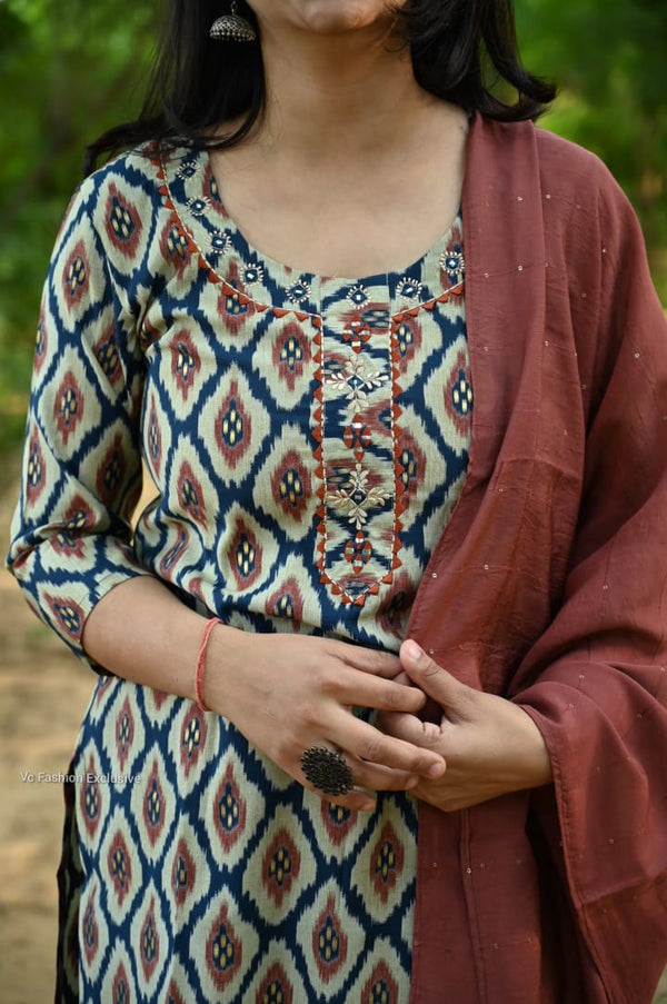 Terracotta Tile Cotton Set