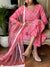 💖 "Gulaabi Grace" Pink Cotton Suit Set