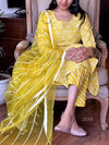 Sunlit Charm – Yellow Cotton Suit Set