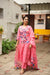 Blossom Peach Jamdani Cotton Suit Set