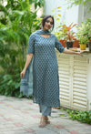 Neelaira Linen Hand Block Suit Set