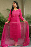 Sutra Pure Handloom Jacquard South Cotton Suit Set